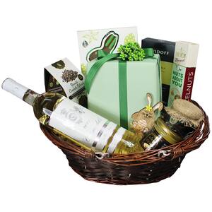 Cos cadou LUXURY BASKETS Green Easter Gourmet 9GEG