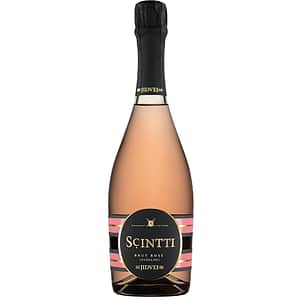 Vin spumant rose Scintti Extra Dry, 0.75L