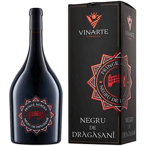 Vin rosu sec Prince Mircea Negru de Dragasani, 1.5L