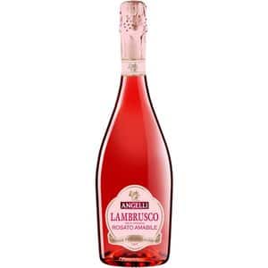 Vin spumant rose demidulce Angelli Lambrusco Rose Emilia, 0.75L