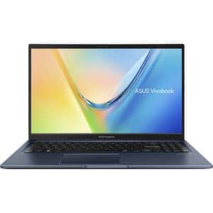 Laptop ASUS Vivobook 15 M1502XA-BQ012, AMD Ryzen 7 7840HS pana la 5.1GHz, 15.6" Full HD, 8GB, SSD 512GB, AMD Radeon Graphics, Free DOS, Quiet Blue