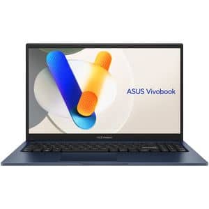 Laptop ASUS VivoBook 15 R1504VA-BQ922, Intel Core i3-1315U pana la 4.5GHz, 15.6" Full HD, 8GB, SSD 512GB, Intel UHD Graphics, Free DOS, Quiet Blue