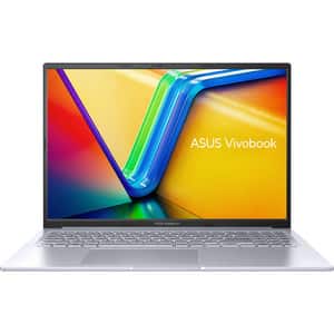 Laptop ASUS VivoBook 16X K3604ZA-MB054, Intel Core i5-1235U pana la 4.4GHz, 16" WUXGA, 16GB, SSD 512GB, Intel Iris Xe Graphics, Free Dos, Cool Silver