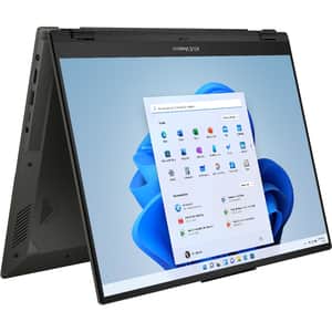 Laptop 2 in 1 ASUS Vivobook S 16 Flip OLED TP3604VA-MY139W, Intel Core i9-13900H pana la 5.4GHz, 16" 3.2K Touch, 16GB, SSD 1TB, Intel Iris Xe Graphics, Windows 11 Home, Midnight Black