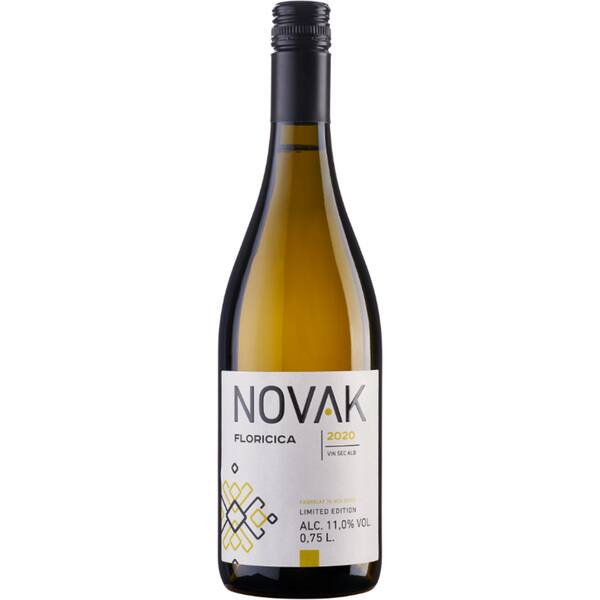 Vin alb sec Novak Floricica 2021, 0.75L