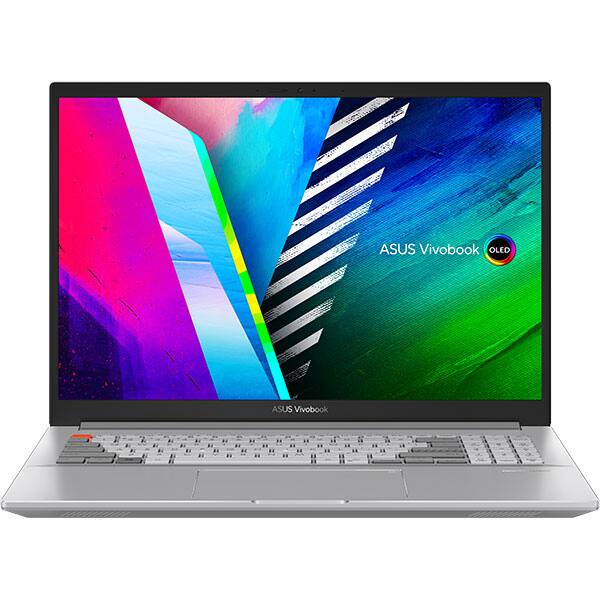 Laptop ASUS Vivobook Pro 16X OLED N7600PC-L2010X, Intel Core i7-11370H pana la 4.8GHz, 16" 4K UHD, 16GB, SSD 1TB, NVIDIA GeForce RTX 3050 4GB, Windows 11 Pro, argintiu