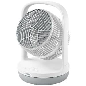 Ventilator de birou PHILIPS CX2050/00, 3 trepte de viteza, 23 cm, 24W, alb