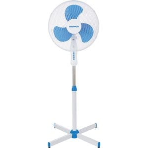 Ventilator cu picior DAEWOO DVS1699V, 3 trepte viteza, 40cm, 50W, alb