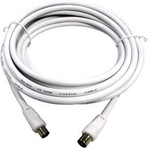 Cablu antena coaxial VORTEX VO2832, 1.5m, alb
