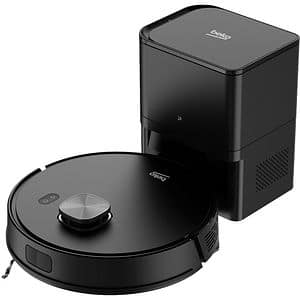 Aspirator robot BEKO VRR62514VB, 0.34l, 14.4V, autonomie max 170 min, Wi-Fi Home Direct, 20 senzori, negru