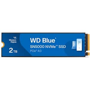 Solid-State Drive (SSD) WESTERN DIGITAL Blue SN5000, 2TB, PCIe Gen 4, M.2 PCIe, WDS200T4B0E