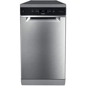 Masina de spalat vase independenta WHIRLPOOL WH6FC11BS7A0X, 6th Sense, 11 seturi, 9 programe, 45 cm, Clasa C, inox