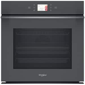 Cuptor incorporabil WHIRLPOOL WOI118PT2SSMA, Electric, Autocuratare pirolitica + hidrolitica, 73 l, Clasa A+, 6th Sense, gri mat