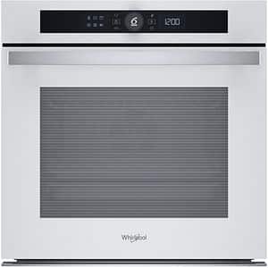 Cuptor incorporabil WHIRLPOOL WOI4S8PM1SWA, Electric, Gatire cu abur, Autocuratare Autocuratare pirolitica + hidrolitica, 73 l, Clasa A+, 6th Sense, alb