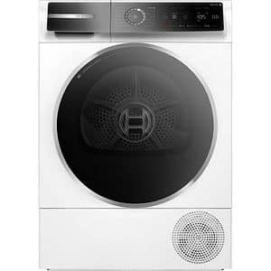 Uscator de rufe BOSCH WQB246CNBY, Condensare si pompa de caldura, 9 kg, 14 programe, Clasa B, alb