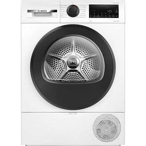 Uscator de rufe BOSCH WQG243DNBY, Condensare si pompa de caldura, 9 kg, 14 programe, Clasa C, alb