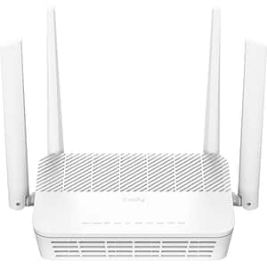 Router Wireless Gigabit CUDY WR3000H AX3000, Wi-Fi 6, Dual-Band 574 + 2402 Mbps, alb