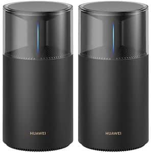 Sistem Wireless Mesh Gigabit HUAWEI WiFi X1 Pro, Dual-Band 688+2882 Mbps, 2 Buc, negru