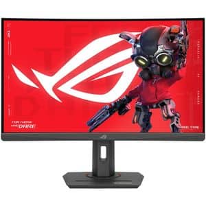 Monitor curbat Gaming LED VA ASUS ROG Strix XG32WCS, 31.5", WQHD, 180 Hz, FreeSync, HDR10, negru