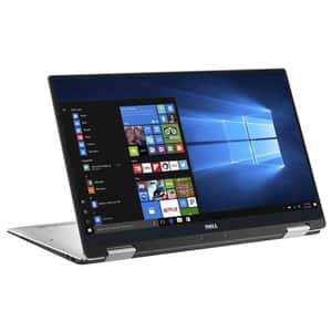 Laptop 2 in 1 DELL XPS 13 9365, Intel® Core™ i7-7Y75 pana la 3.6GHz, 13.3" QHD+ Touch, 8GB, SSD 512GB, Intel® HD Graphics 615, Windows 10 Home