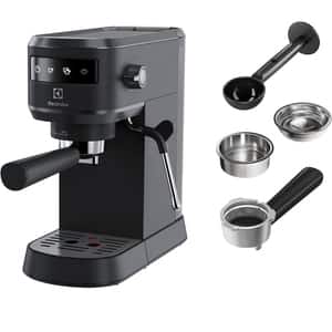 Espressor manual ELECTROLUX Explore 6 E6EC1-6ST, 1l, 1450W, 15 bar, sistemul Cappuccino, negru