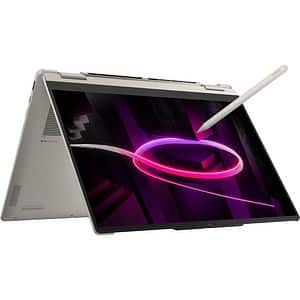 Laptop 2 in 1 LENOVO Yoga 7 14AGP11, AMD Ryzen AI 7 445 pana la 4.6GHz, 14" WUXGA Touch, 24GB, 1TB, AMD Radeon 840M, Free Dos, Seashell
