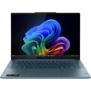 Laptop LENOVO Yoga Pro 7 14ASP10, AMD Ryzen AI 9 365 pana la 5.0GHz, 14.5" 3K, 32GB, 1TB, AMD Radeon 880M, Windows 11 Home, Tidal Teal