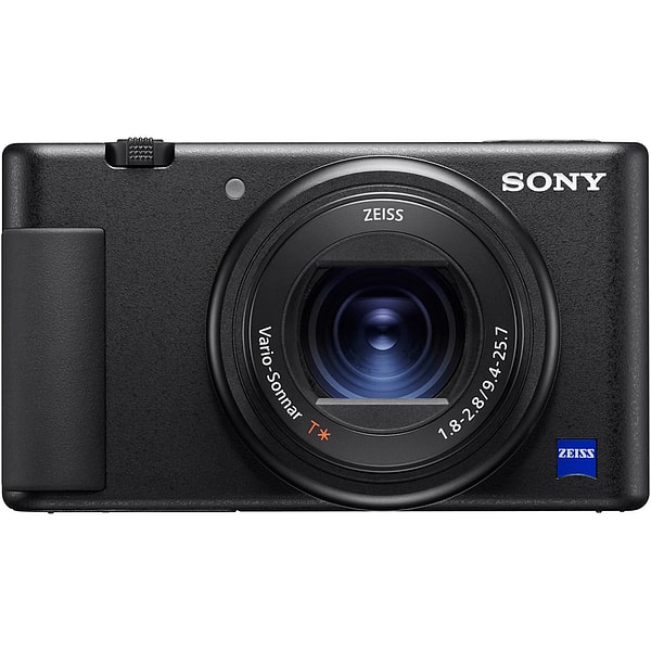 Camera video Vlogging SONY ZV-1A, 20.1MP, 4k, Wi-Fi, negru